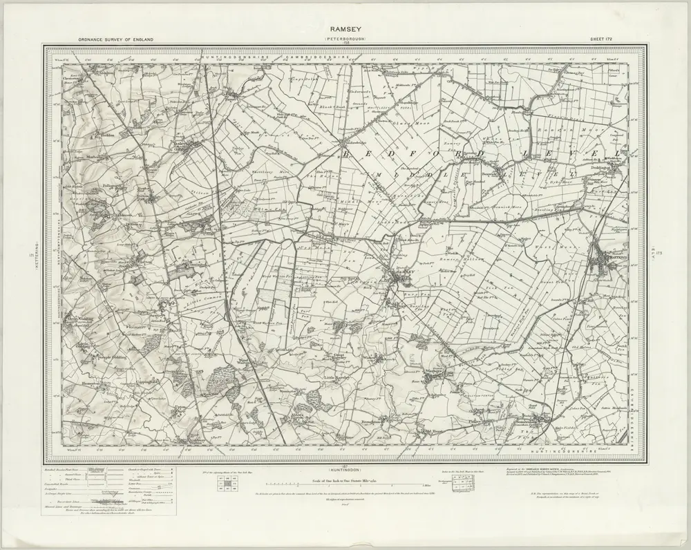 Voorbeeld van de oude kaart