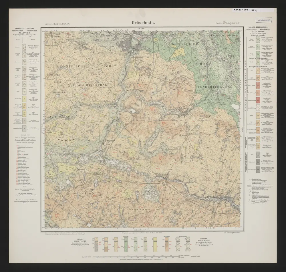 Voorbeeld van de oude kaart