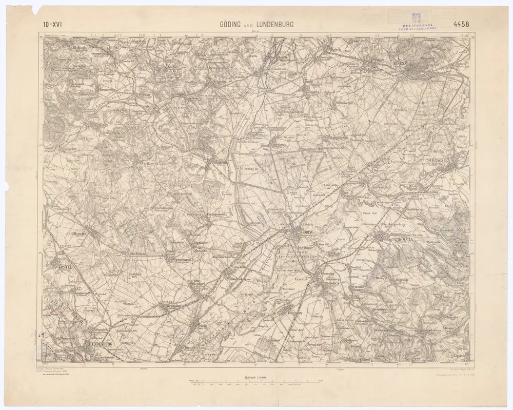 Voorbeeld van de oude kaart