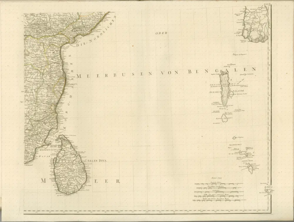 Voorbeeld van de oude kaart