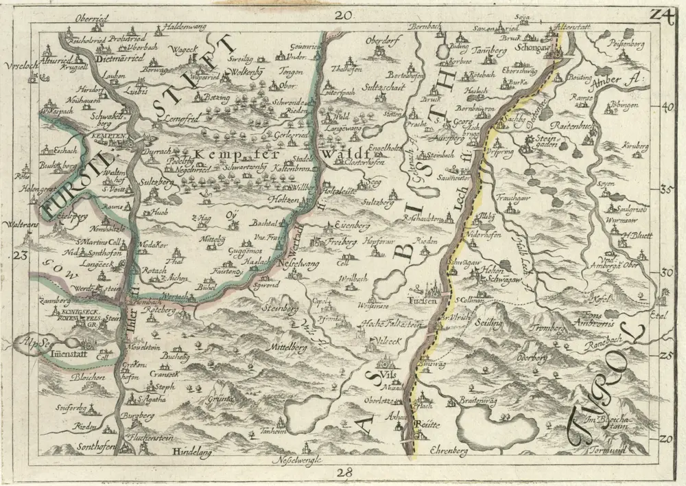 Pré-visualização do mapa antigo