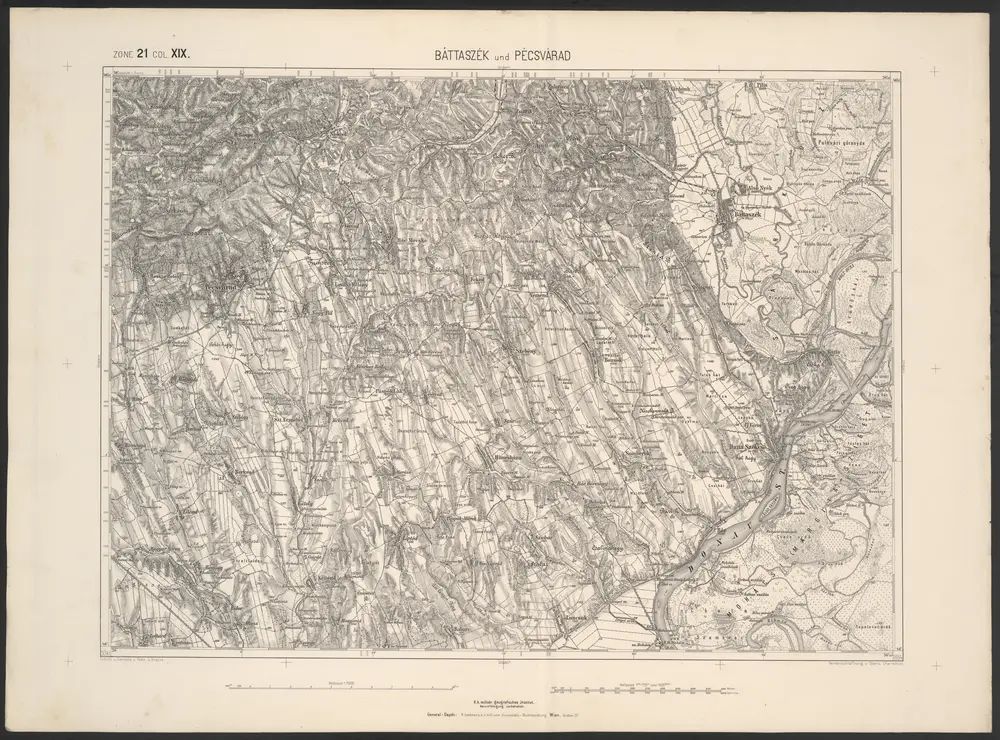 Voorbeeld van de oude kaart