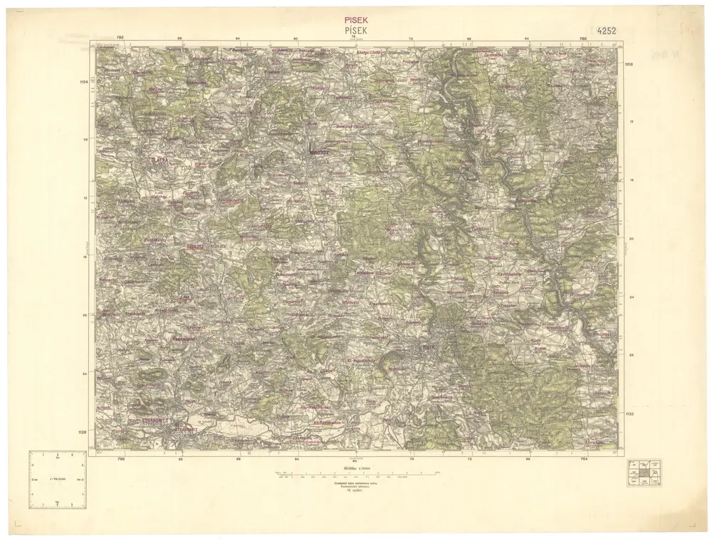 Voorbeeld van de oude kaart