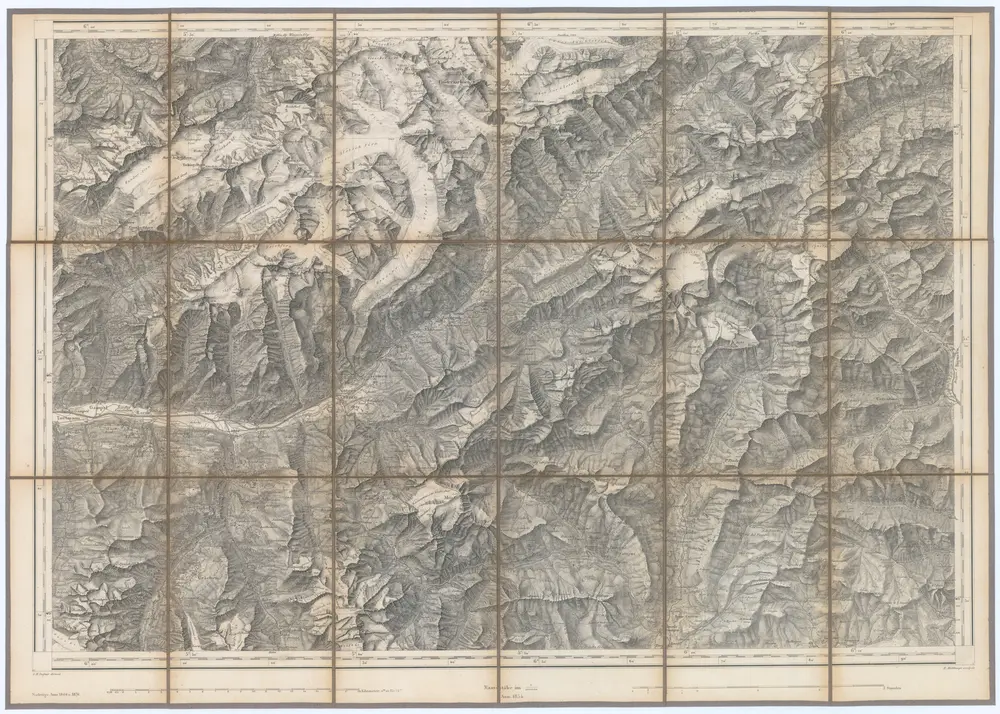 Topographische Karte der Schweiz