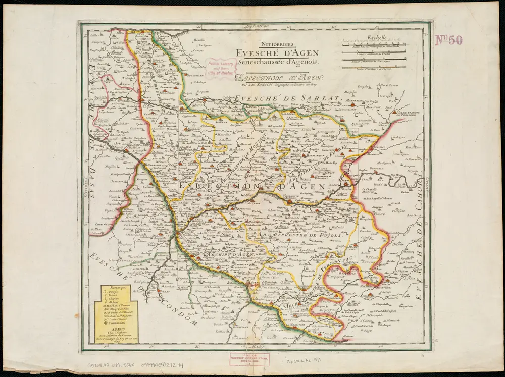 Aperçu de l'ancienne carte