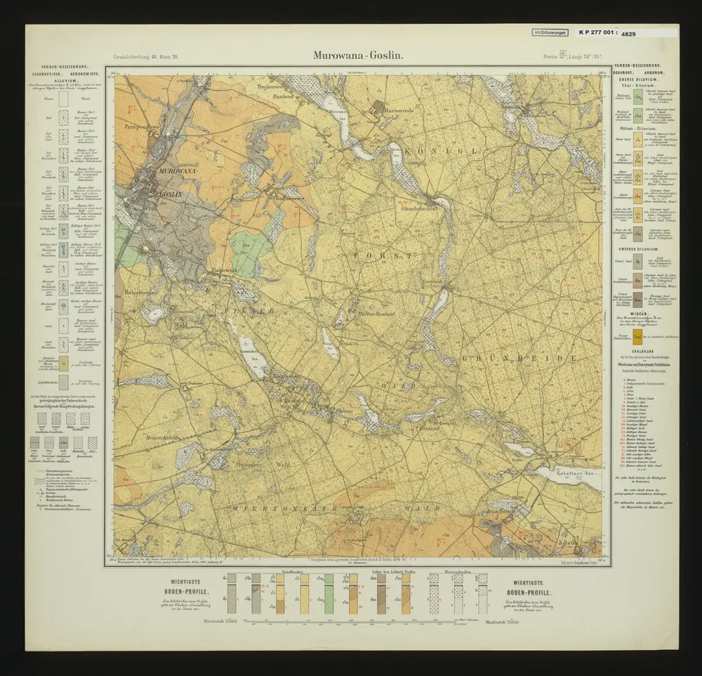 Voorbeeld van de oude kaart