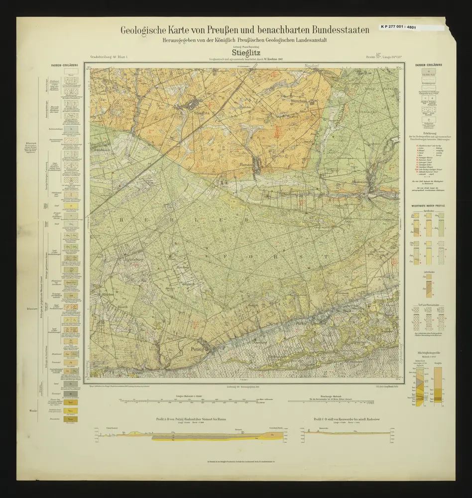 Voorbeeld van de oude kaart