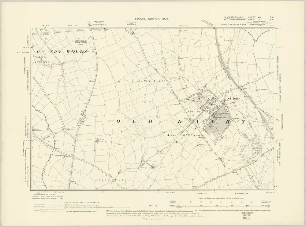 Aperçu de l'ancienne carte