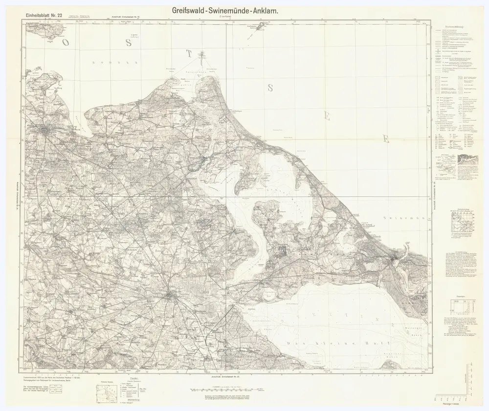 Voorbeeld van de oude kaart