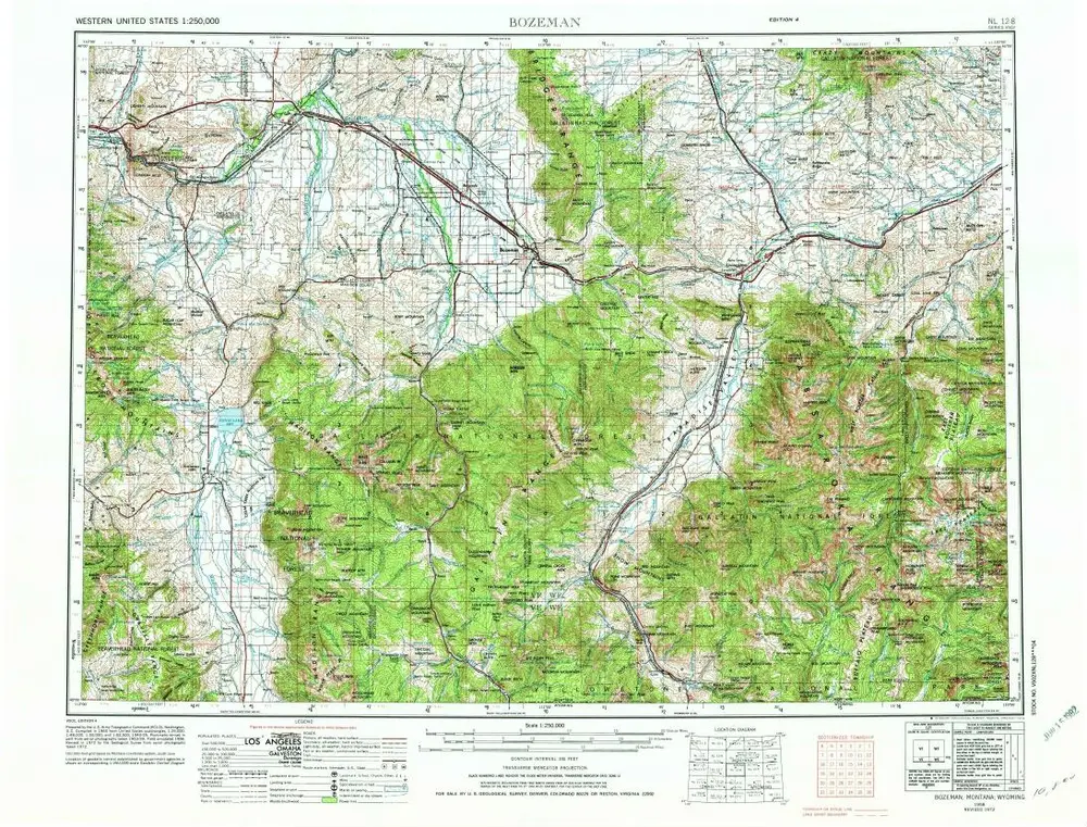 Voorbeeld van de oude kaart