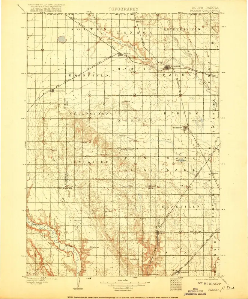 Aperçu de l'ancienne carte