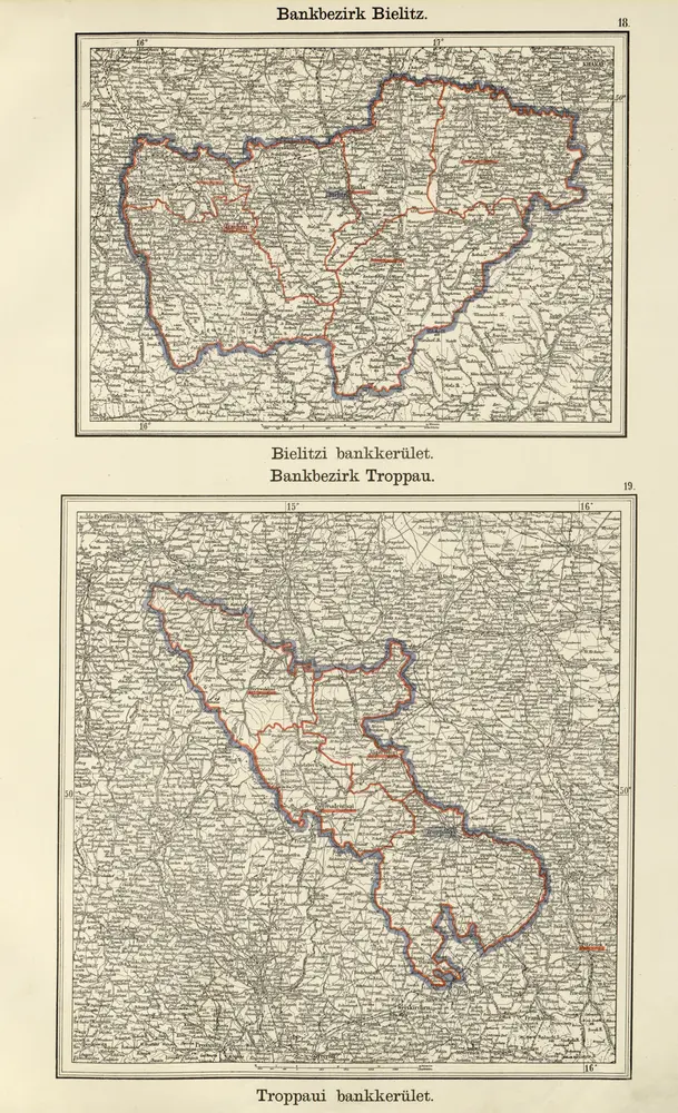 Voorbeeld van de oude kaart