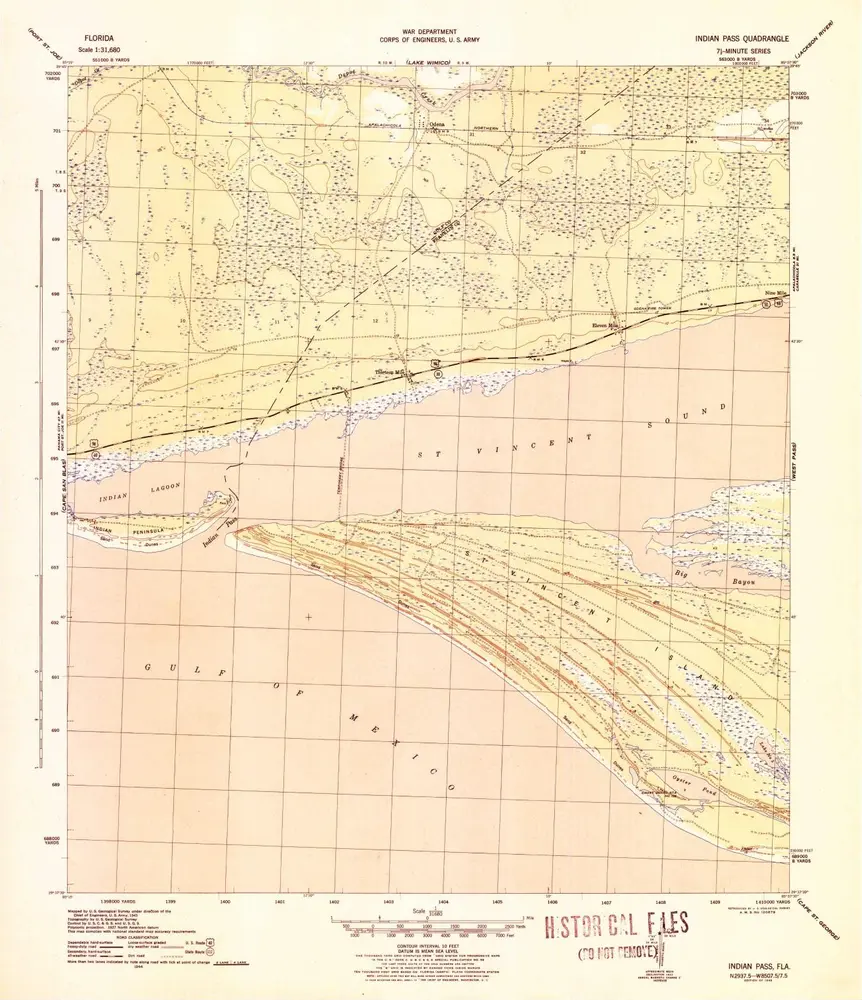 Voorbeeld van de oude kaart