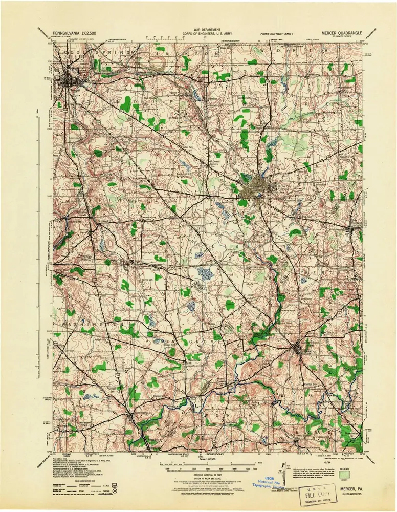 Aperçu de l'ancienne carte