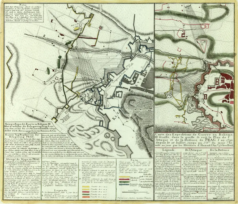 Voorbeeld van de oude kaart