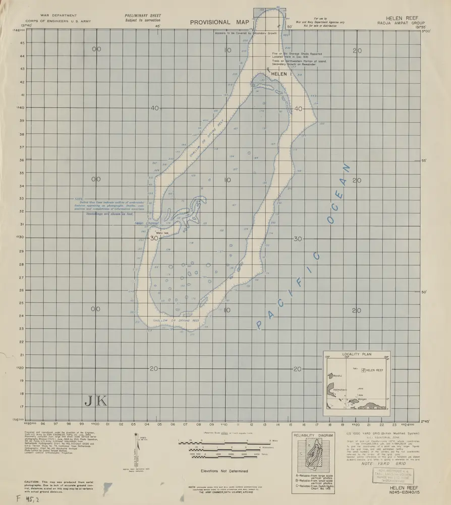 Voorbeeld van de oude kaart