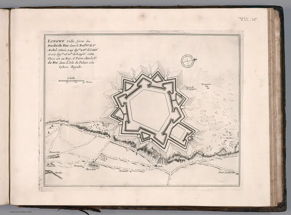 Voorbeeld van de oude kaart