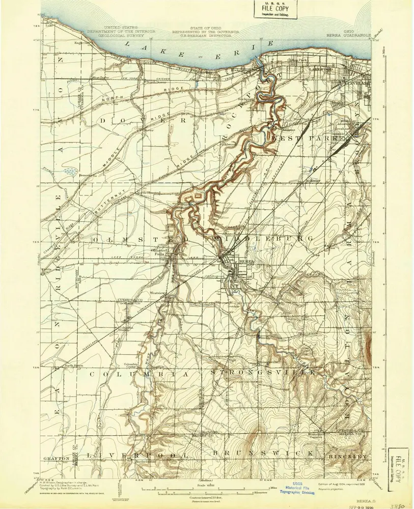 Aperçu de l'ancienne carte