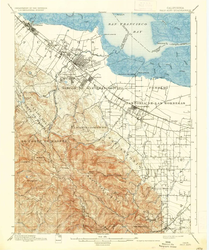 Aperçu de l'ancienne carte