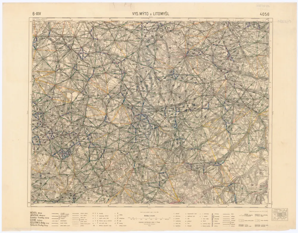 Voorbeeld van de oude kaart