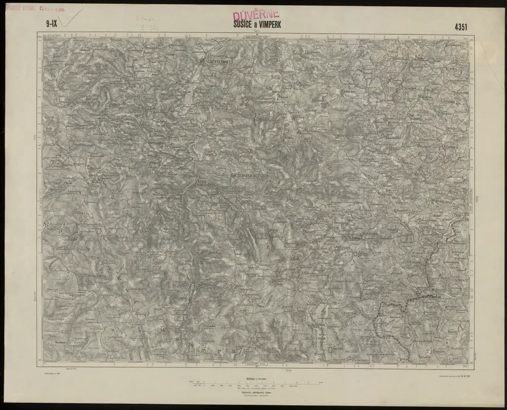 Voorbeeld van de oude kaart