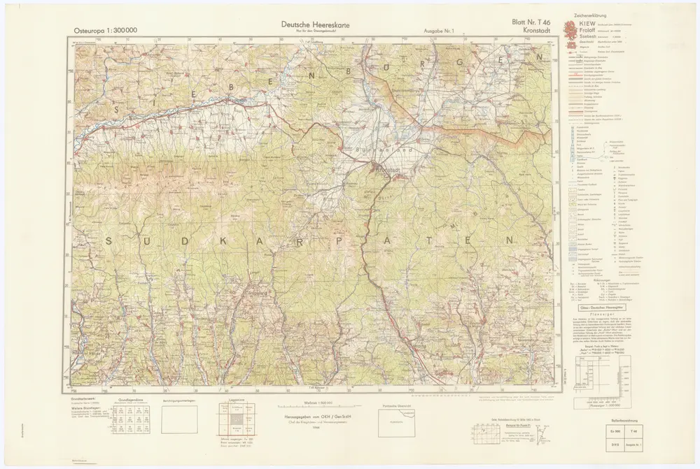 Voorbeeld van de oude kaart