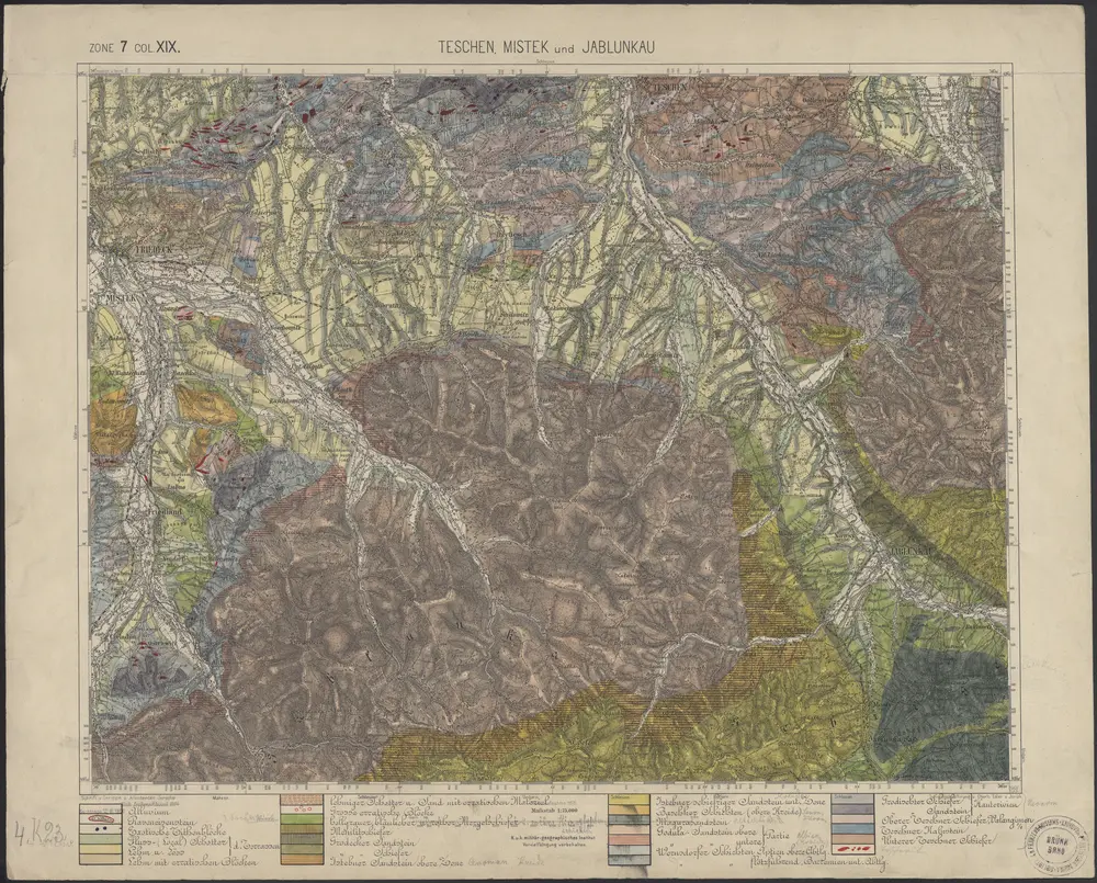 Voorbeeld van de oude kaart