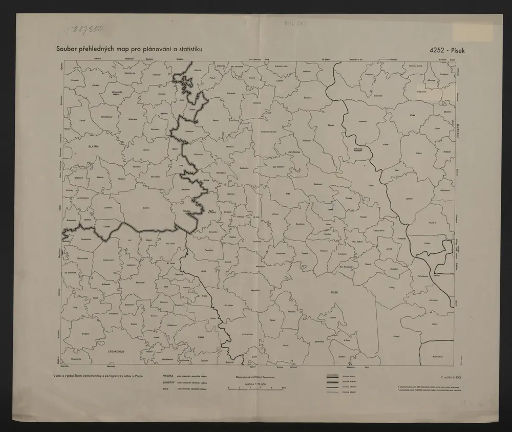 Voorbeeld van de oude kaart