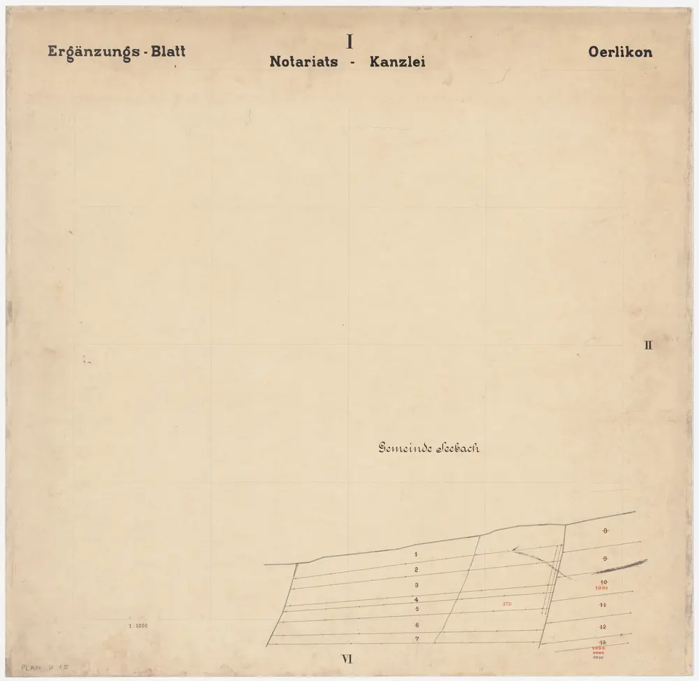 Voorbeeld van de oude kaart