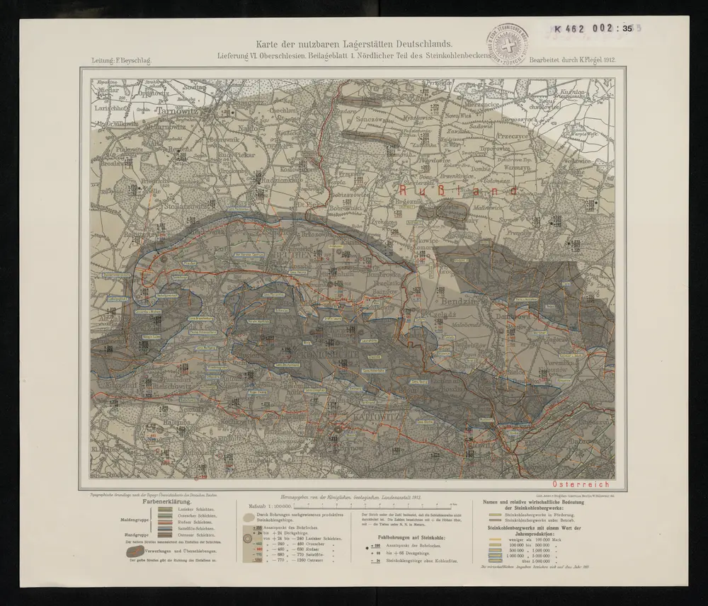 Voorbeeld van de oude kaart