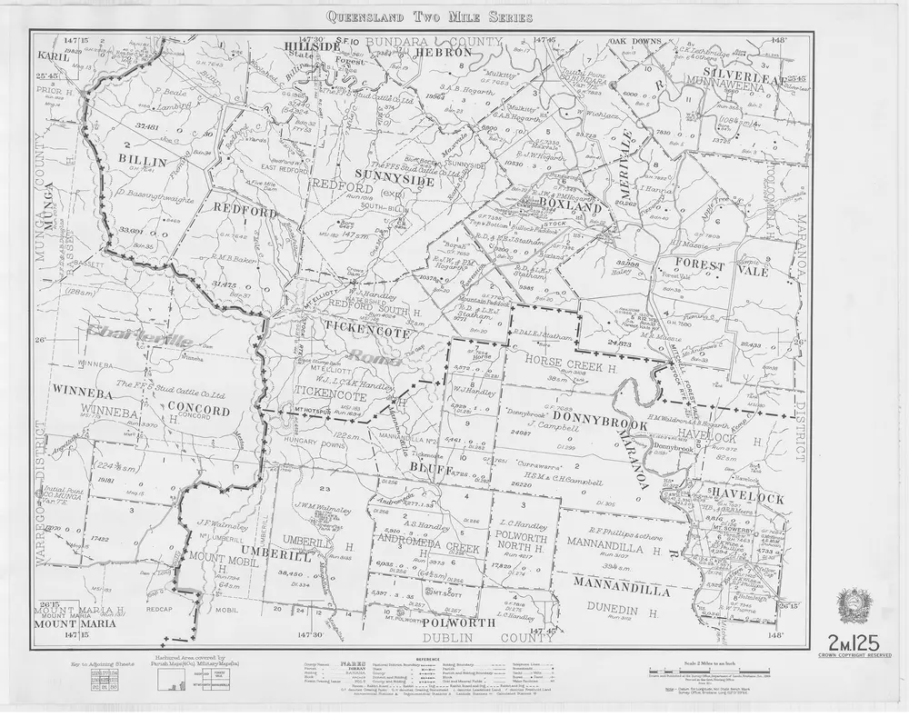 Queensland Two Mile series sheet 2m125