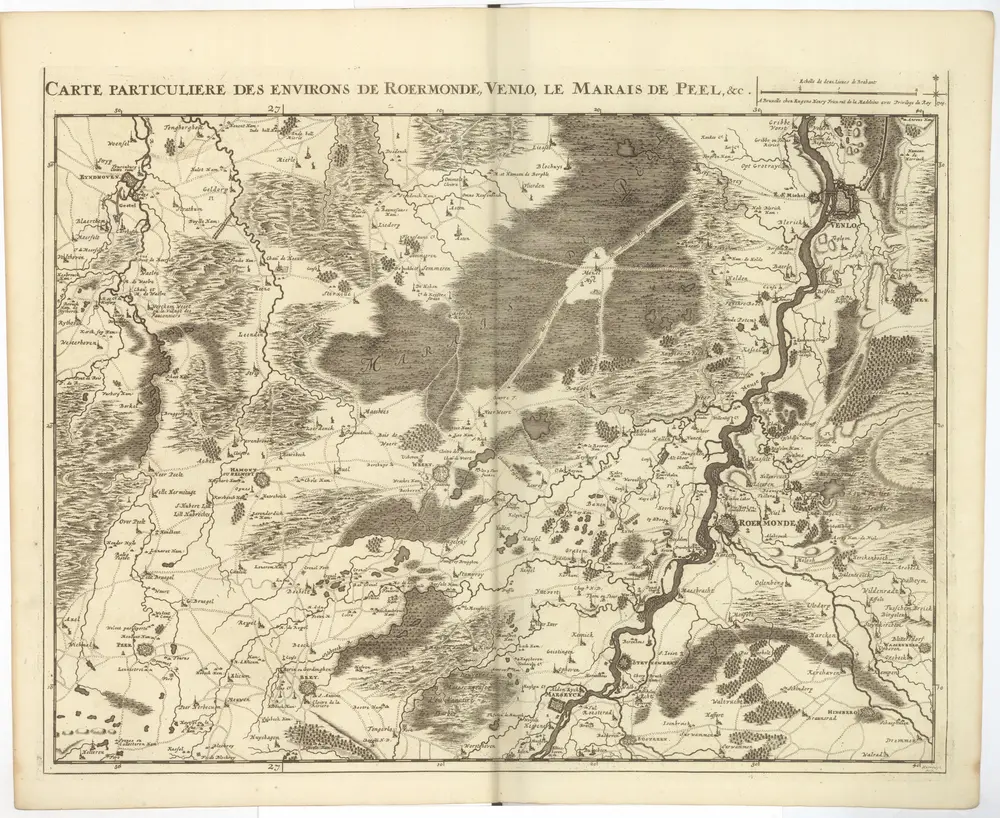 Voorbeeld van de oude kaart