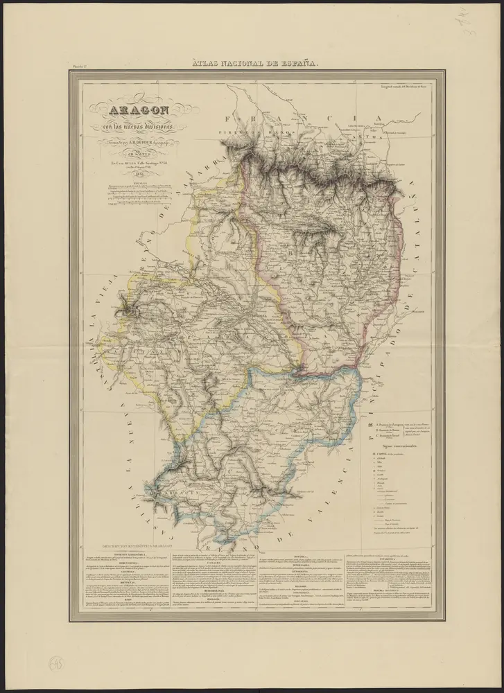 Voorbeeld van de oude kaart