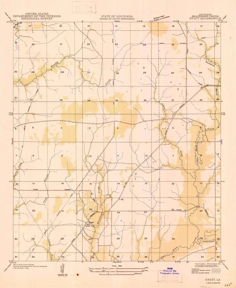 Voorbeeld van de oude kaart