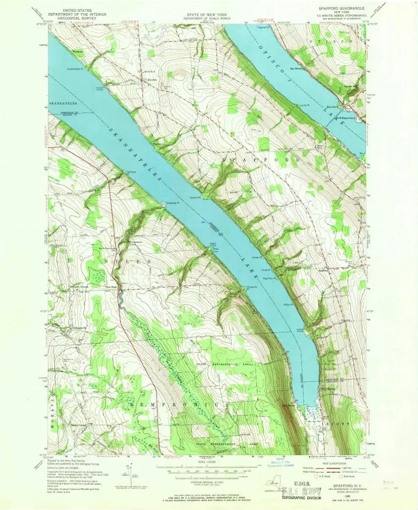 Voorbeeld van de oude kaart