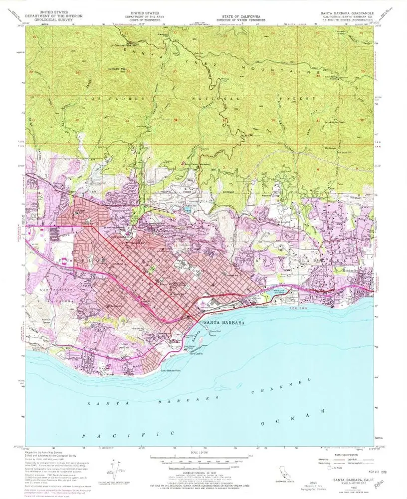 Voorbeeld van de oude kaart