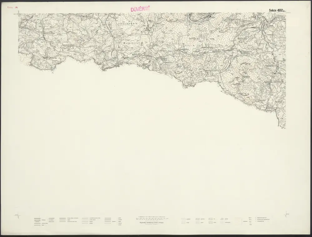 Voorbeeld van de oude kaart