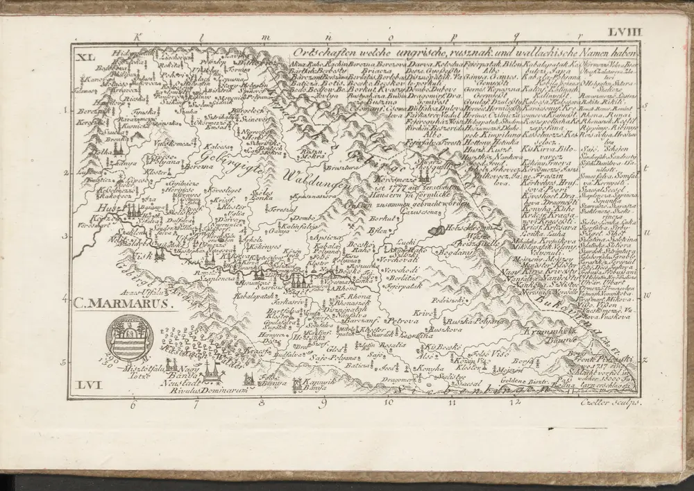 Anteprima della vecchia mappa