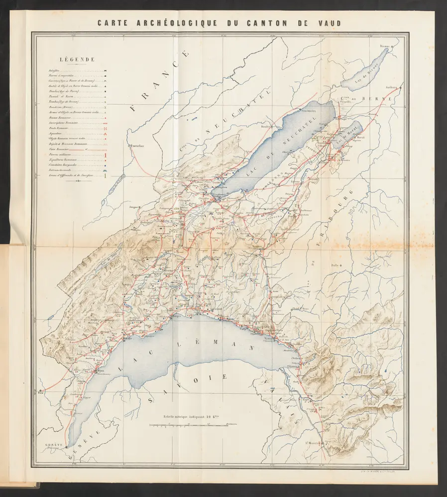 Voorbeeld van de oude kaart