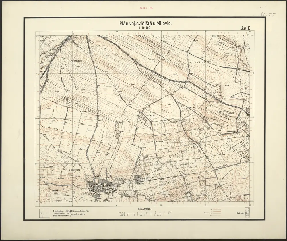 Voorbeeld van de oude kaart