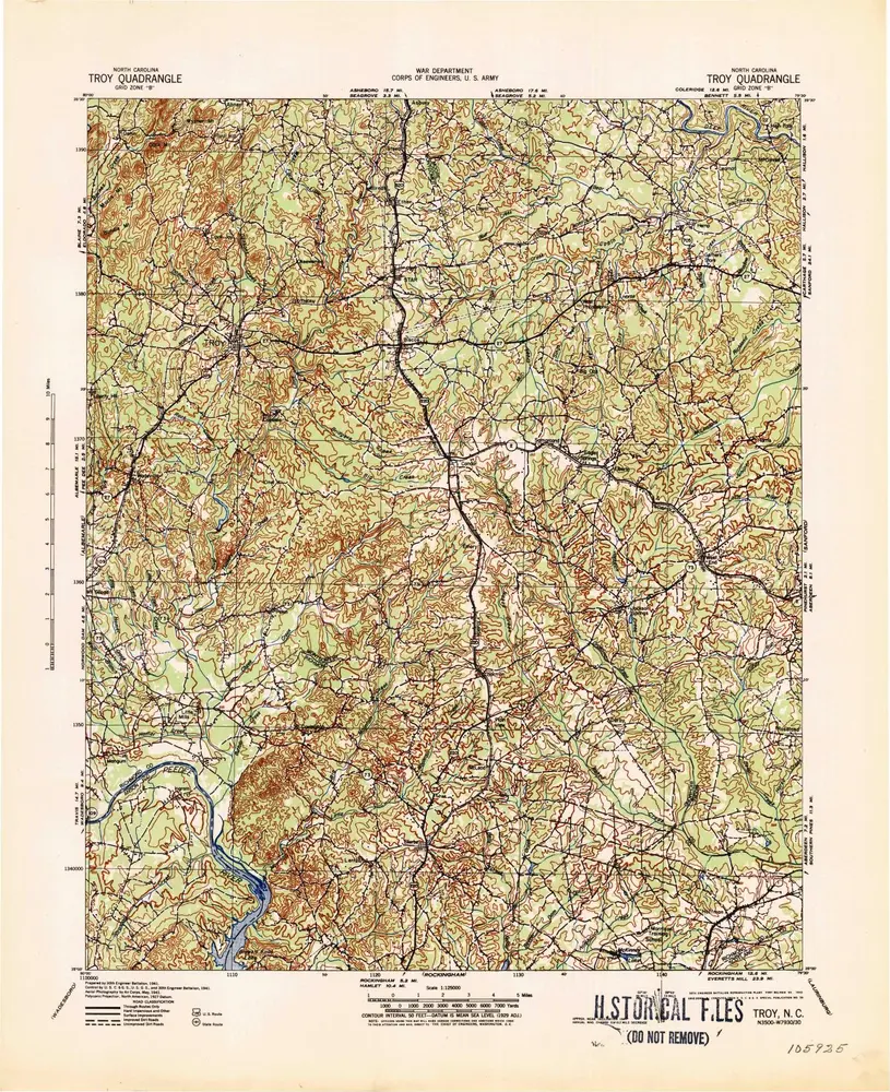 Aperçu de l'ancienne carte