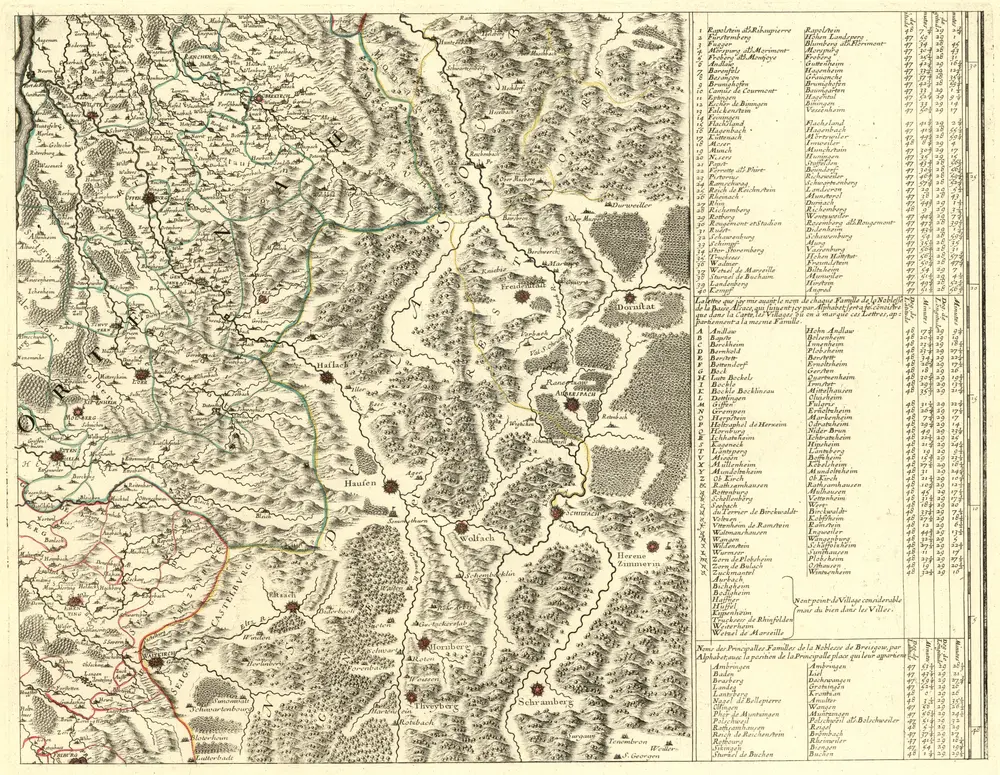 Aperçu de l'ancienne carte