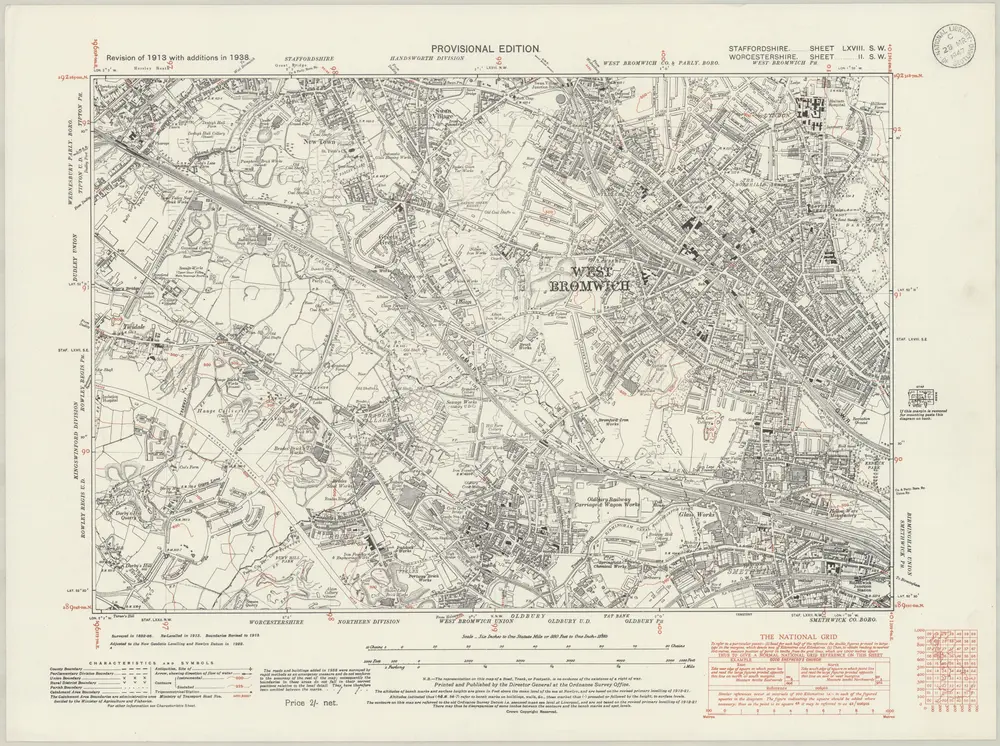 Voorbeeld van de oude kaart