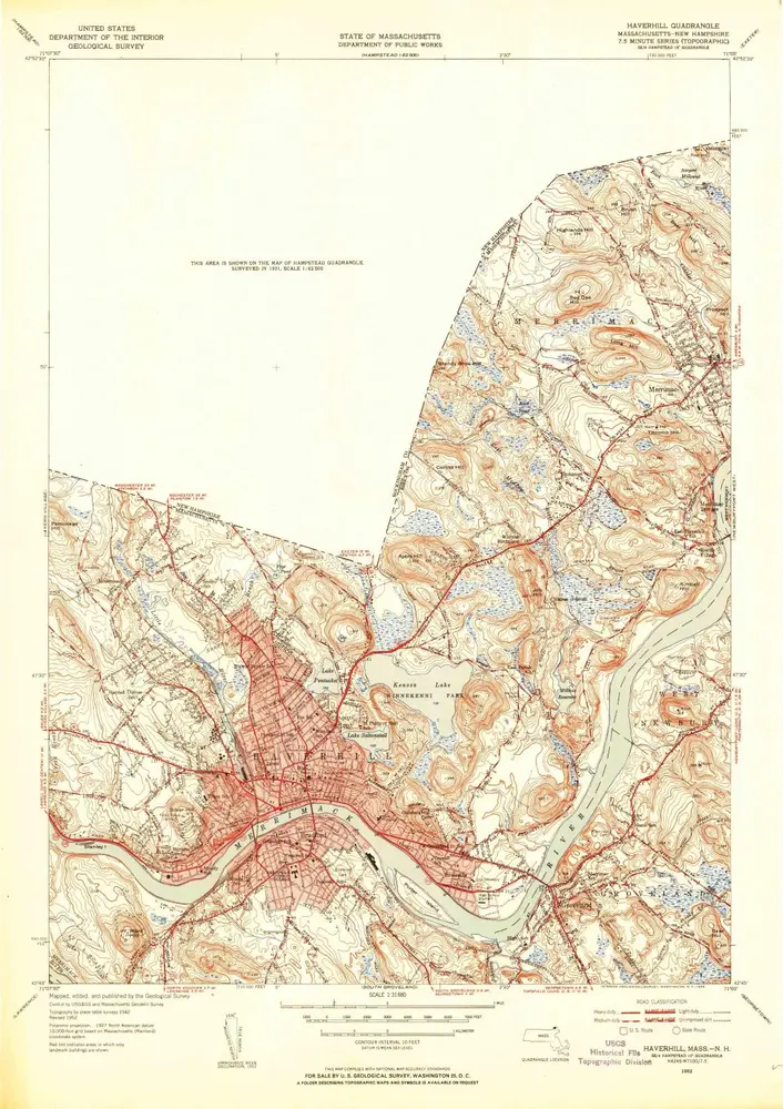 Voorbeeld van de oude kaart