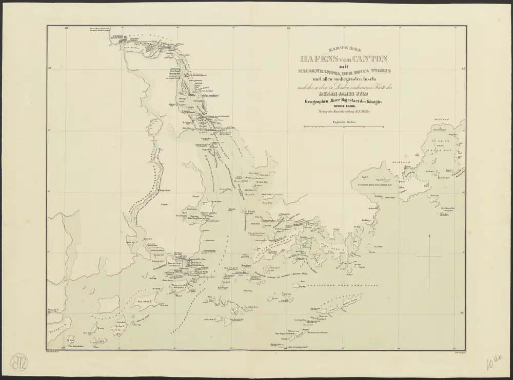 Voorbeeld van de oude kaart