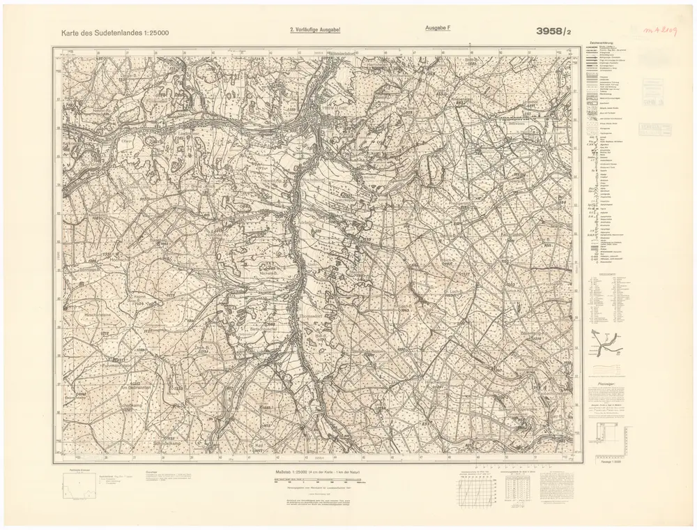 Voorbeeld van de oude kaart