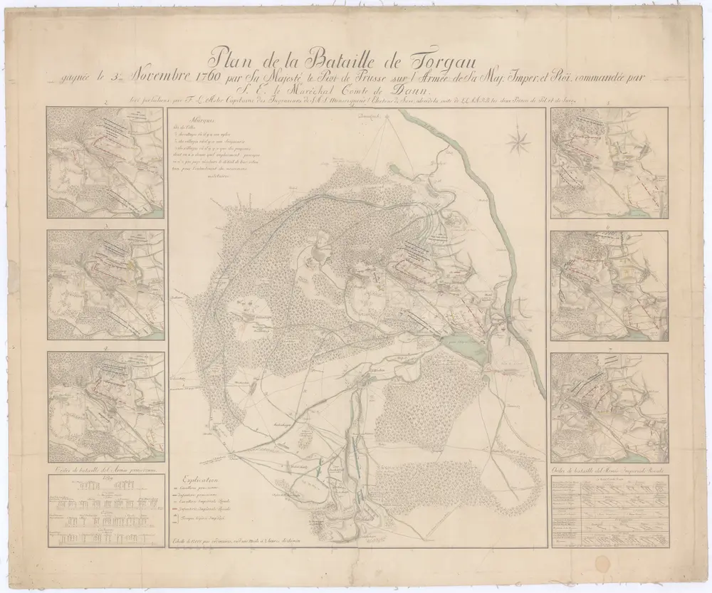 Voorbeeld van de oude kaart