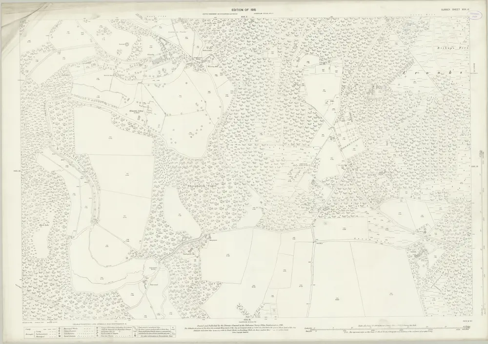 Voorbeeld van de oude kaart