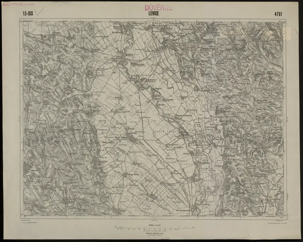 Voorbeeld van de oude kaart