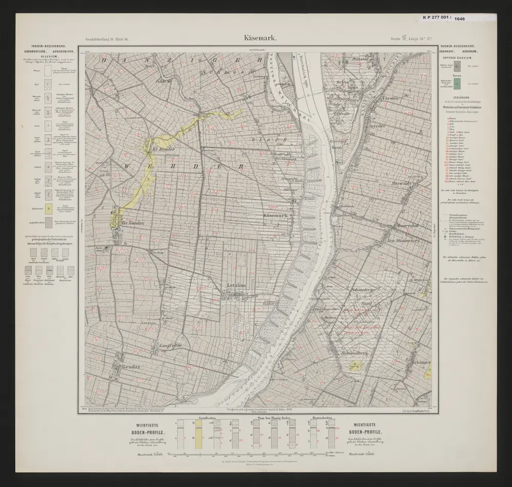 Voorbeeld van de oude kaart